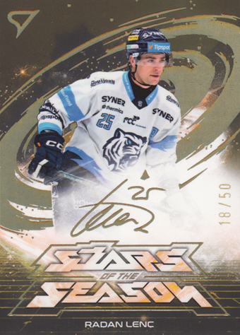 Lenc Radan 25-26 Tipsport Extraliga Play Off Stars of the Season Golden Script #SS-33