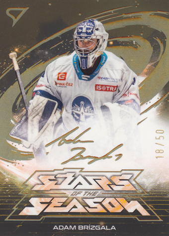 Brízgala Adam 25-26 Tipsport Extraliga Play Off Stars of the Season Golden Script #SS-37