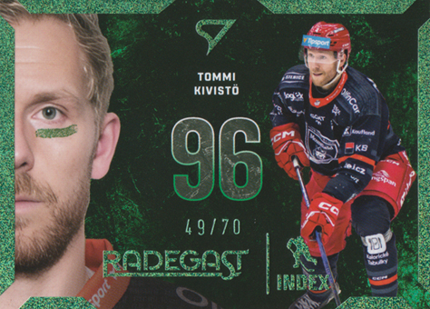 Kivistö Tommi 25-26 Tipsport Extraliga Play Off Radegast Index Green #RI-06