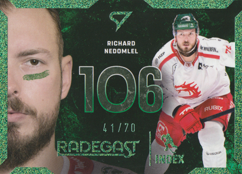 Nedomlel Richard 25-26 Tipsport Extraliga Play Off Radegast Index Green #RI-11