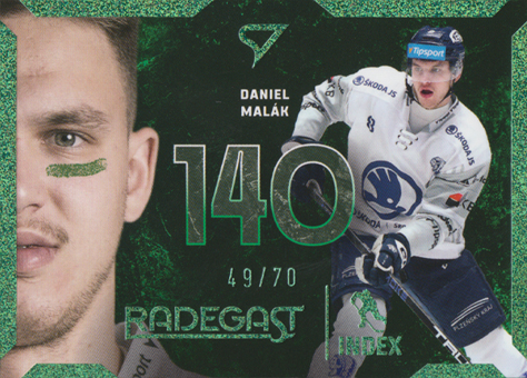 Malák Daniel 25-26 Tipsport Extraliga Play Off Radegast Index Green #RI-13