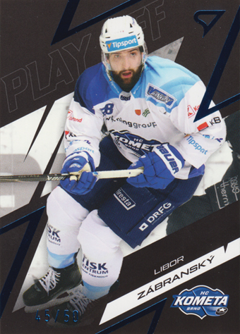 Zábranský Libor 25-26 Tipsport Extraliga Play Off Base Set Blue #3