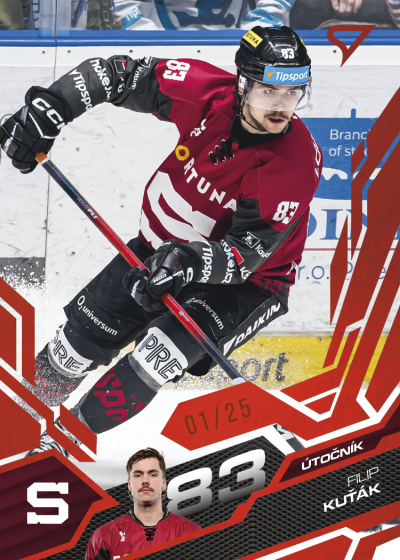 Kuťák Filip 25-26 Tipsport Extraliga Red #376
