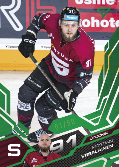 Vesalainen Kristian 25-26 Tipsport Extraliga Green #378