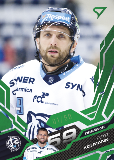 Kolmann Petr 25-26 Tipsport Extraliga Green #410