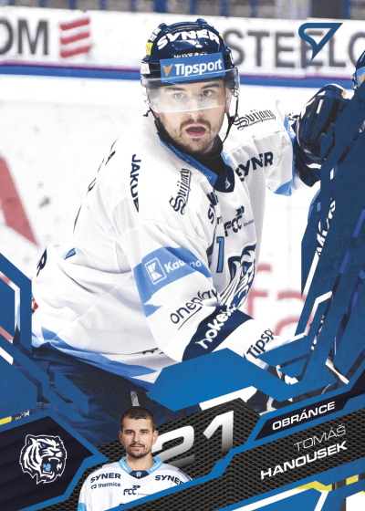 Hanousek Tomáš 25-26 Tipsport Extraliga Blue #409