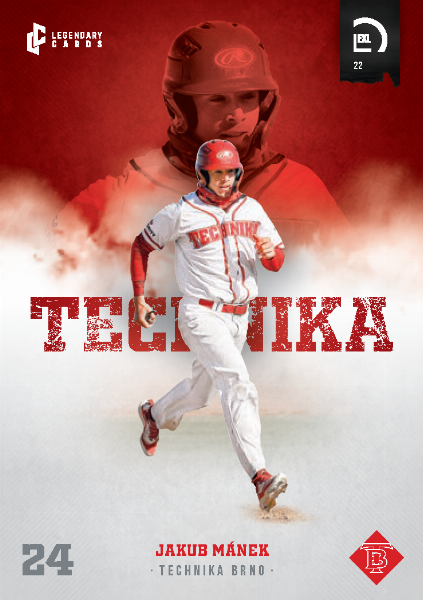 Mánek Jakub 2022 LC Czech Baseball Extraleague #102