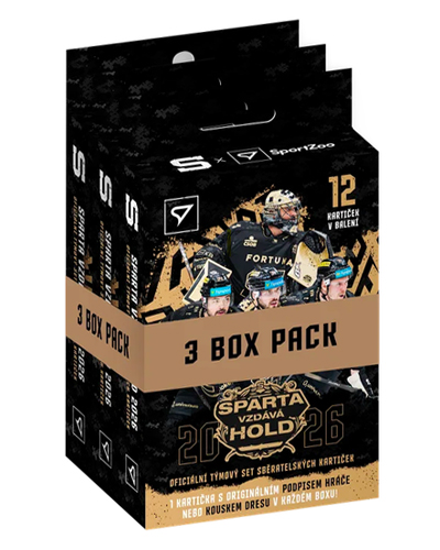 2025-26 Tipsport Extraliga Sparta vzdává hold 3 Minibox Pack
