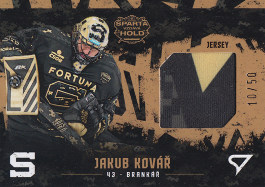 Kovář Jakub 25-26 Tipsport Extraliga Sparta vzdává hold Jersey #J-KO