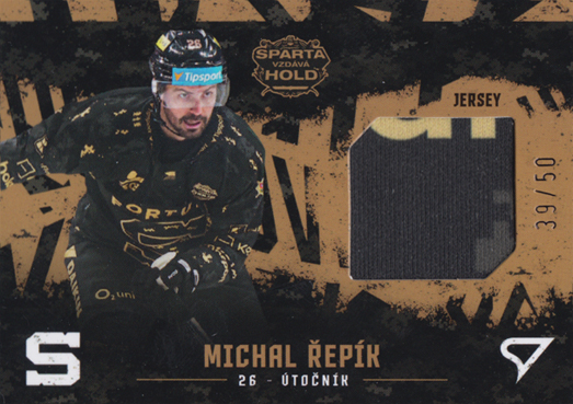 Řepík Michal 25-26 Tipsport Extraliga Sparta vzdává hold Jersey #J-MR