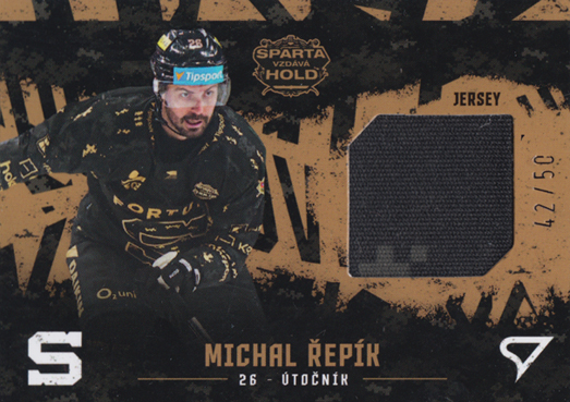 Řepík Michal 25-26 Tipsport Extraliga Sparta vzdává hold Jersey #J-MR