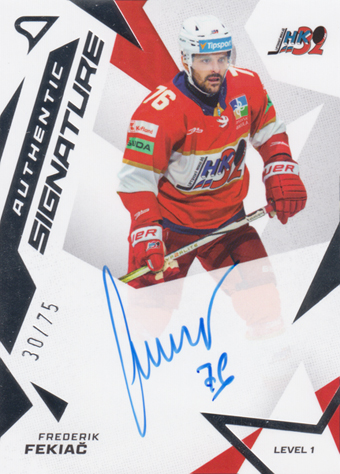 Fekiač Frederik 25-26 Tipsport Liga Authentic Signature Level 1 #SL1-FF