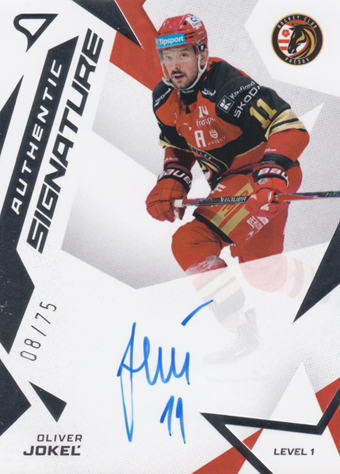 Jokeľ Oliver 25-26 Tipsport Liga Authentic Signature Level 1 #SL1-OJ