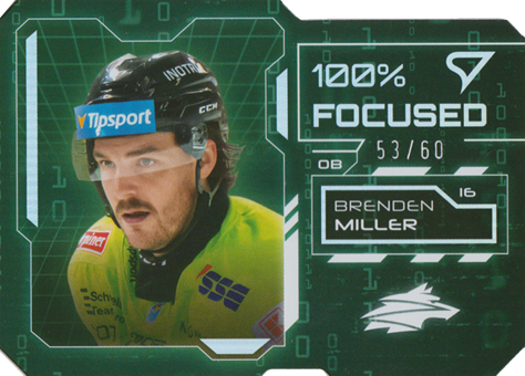 Miller Brenden 25-26 Tipsport Liga 100% Focused Rainbow Silver #FS-05