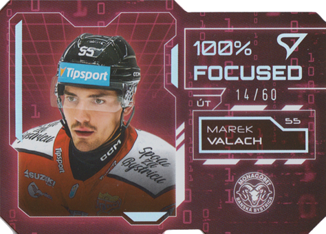 Valach Marek 25-26 Tipsport Liga 100% Focused Rainbow Silver #FS-11