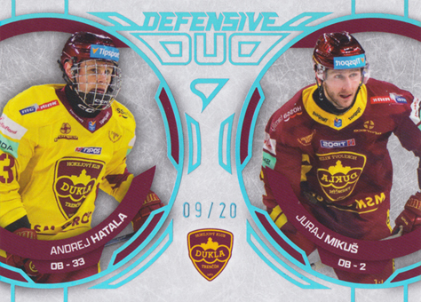 Hatala Mikuš 25-26 Tipsport Liga Defensive Duo Ice Blue #DD-13