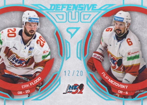 Flood Mezovský 25-26 Tipsport Liga Defensive Duo Ice Blue #DD-17