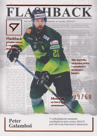 Galamboš Peter 25-26 Tipsport Liga Flashback Copper #FB-04