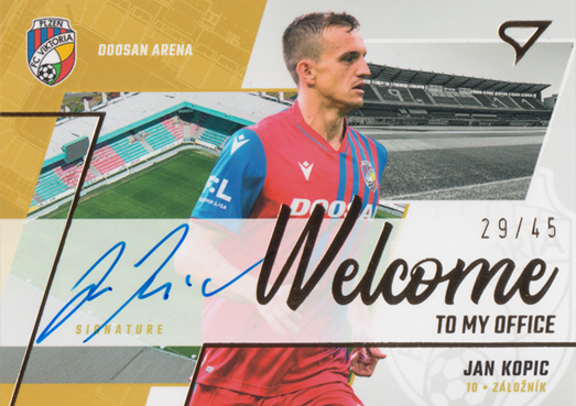 Kopic Jan 22-23 Fortuna Liga Welcome to my Office Auto #WOS-JK