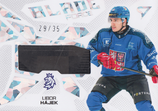 Hájek Libor 2026 Hokejové Česko Blade Force Silver #BF-LH