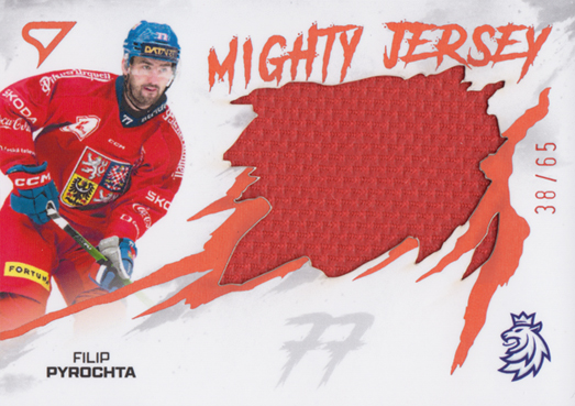 Pyrochta Filip 2026 Hokejové Česko Mighty Jersey Red Copper #MJ-FP