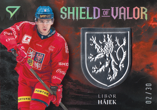 Hájek Libor 2026 Hokejové Česko Shield of Valor Silver #SV-LH