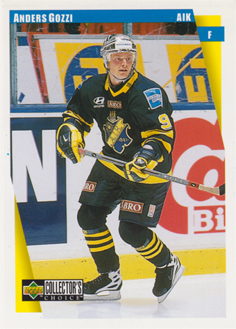 Gozzi Anders 97-98 UD Choice Swedish Hockey #9