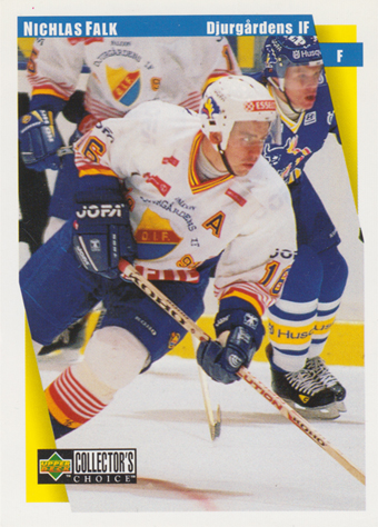 Falk Nichlas 97-98 UD Choice Swedish Hockey #44
