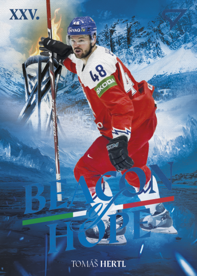 Hertl Tomáš 2026 Hokejové Česko Beacon of Hope #BH-17