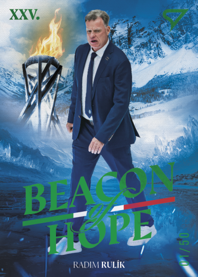 Rulík Radim 2026 Hokejové Česko Beacon of Hope Green #BH-01