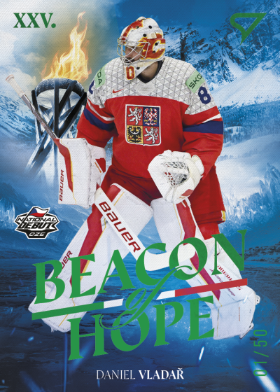Vladař Daniel 2026 Hokejové Česko Beacon of Hope Green #BH-05