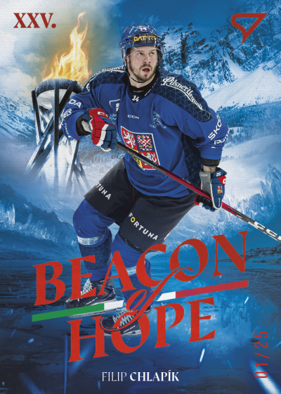 Chlapík Filip 2026 Hokejové Česko Beacon of Hope Red #BH-18