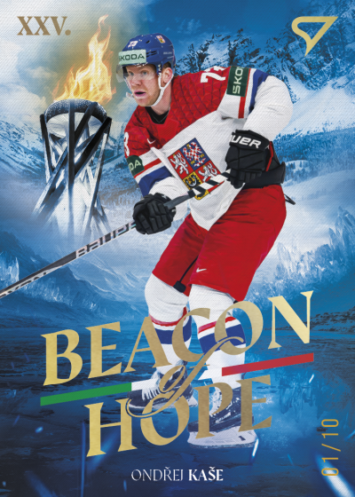Kaše Ondřej 2026 Hokejové Česko Beacon of Hope Gold #BH-19