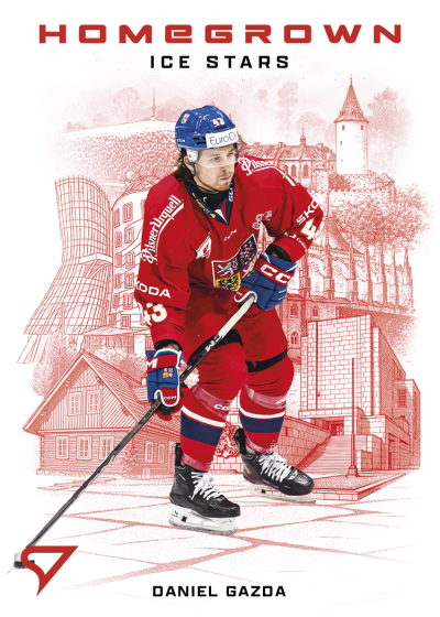 Gazda Daniel 2026 Hokejové Česko Homegrown Ice Stars #HS-05