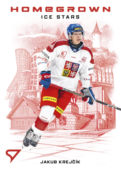 Krejčík Jakub 2026 Hokejové Česko Homegrown Ice Stars #HS-08