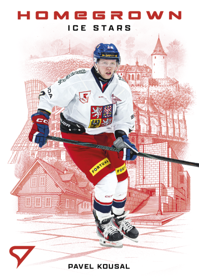 Kousal Pavel 2026 Hokejové Česko Homegrown Ice Stars #HS-20
