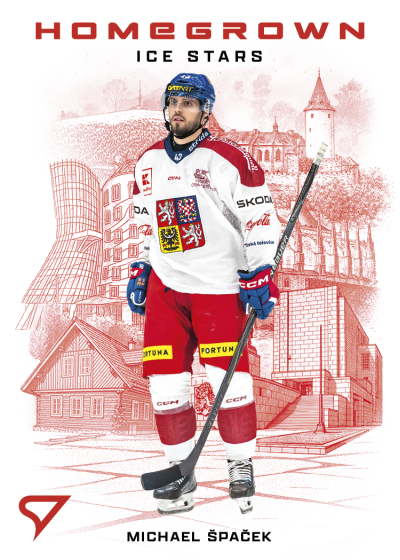 Špaček Michael 2026 Hokejové Česko Homegrown Ice Stars #HS-27