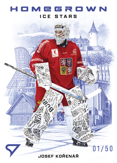 Kořenář Josef 2026 Hokejové Česko Homegrown Ice Stars Blue #HS-01