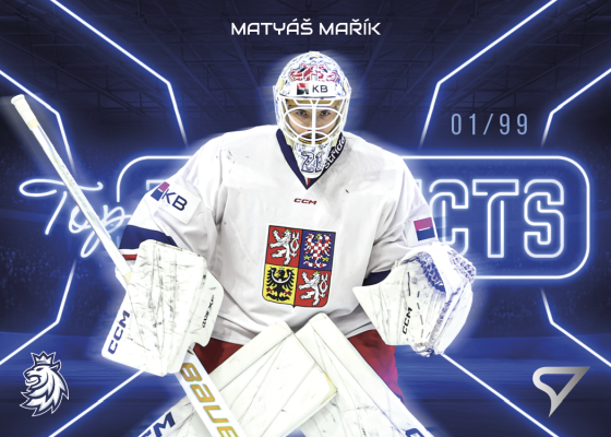 Mařík Matyáš 2026 Hokejové Česko Top Prospects Blue #TP-01