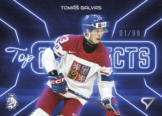 Galvas Tomáš 2026 Hokejové Česko Top Prospects Blue #TP-06