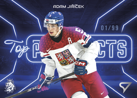 Jiříček Adam 2026 Hokejové Česko Top Prospects Blue #TP-08