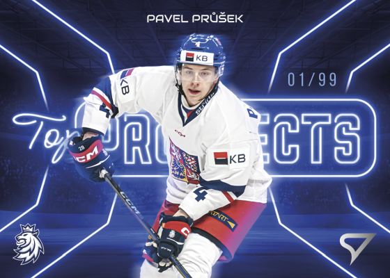 Průšek Pavel 2026 Hokejové Česko Top Prospects Blue #TP-12
