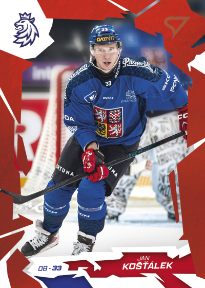 Košťálek Jan 2026 Hokejové Česko Red #13