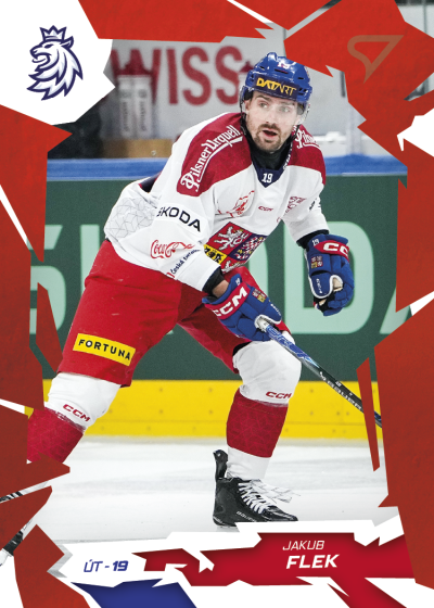 Flek Jakub 2026 Hokejové Česko Red #28
