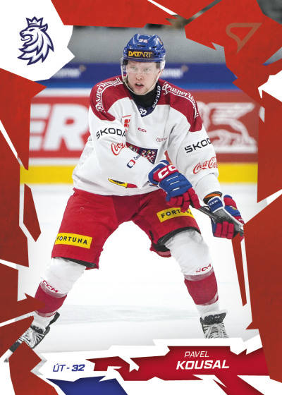 Kousal Pavel 2026 Hokejové Česko Red #37