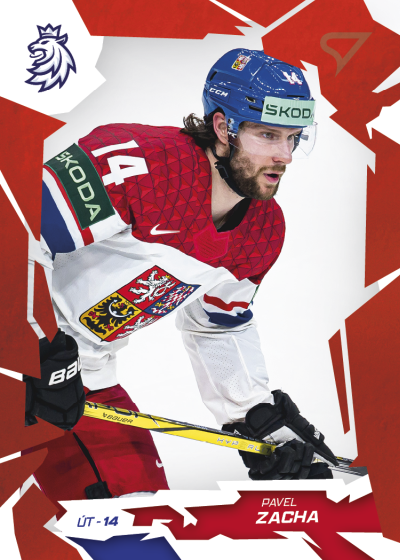 Zacha Pavel 2026 Hokejové Česko Red #52