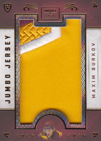 Burkov Maxim 25-26 GOAL Cards Maxa liga Jumbo Jersey #JJ-11