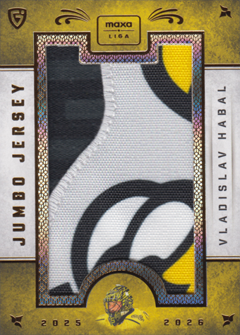 Habal Vladislav 25-26 GOAL Cards Maxa liga Jumbo Jersey #JJ-24