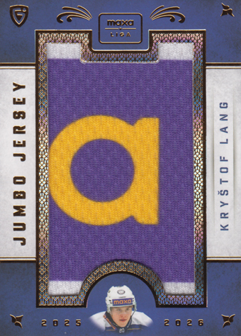 Lang Kryštof 25-26 GOAL Cards Maxa liga Jumbo Jersey #JJ-05