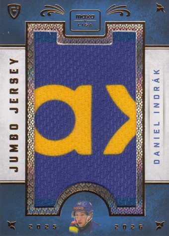 Indrák Daniel 25-26 GOAL Cards Maxa liga Jumbo Jersey #JJ-07